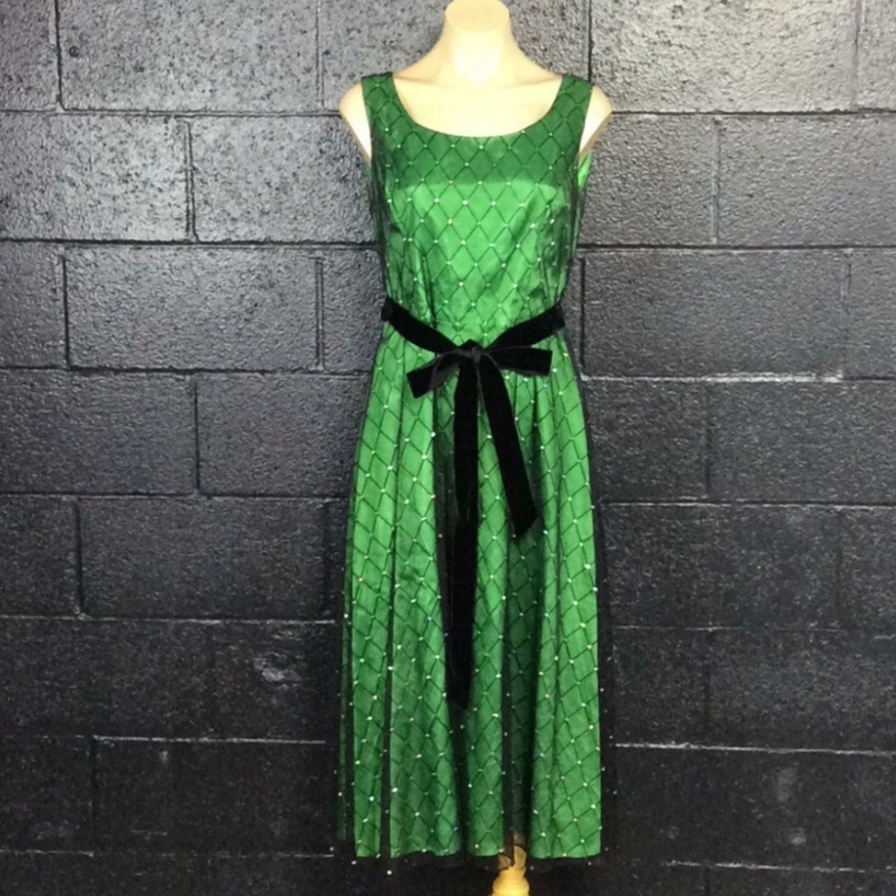 EUC Green Coldwater Creek Dress